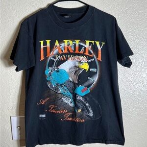 Vintage Harley-Davidson double stitch